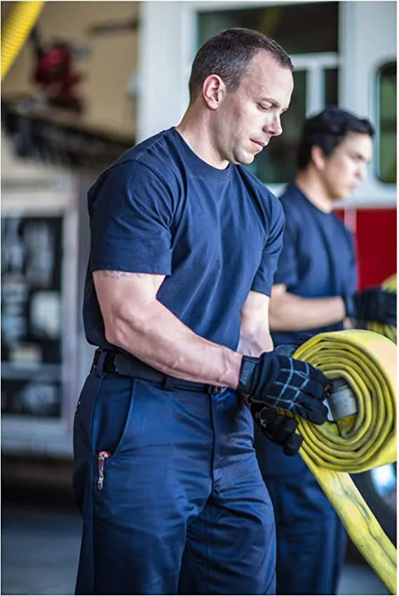 5.11 Men's Professional Fire EMS EMT Short Sleeve T-Shirt for Firefighter First Responder Fire Rescue, Style 71309