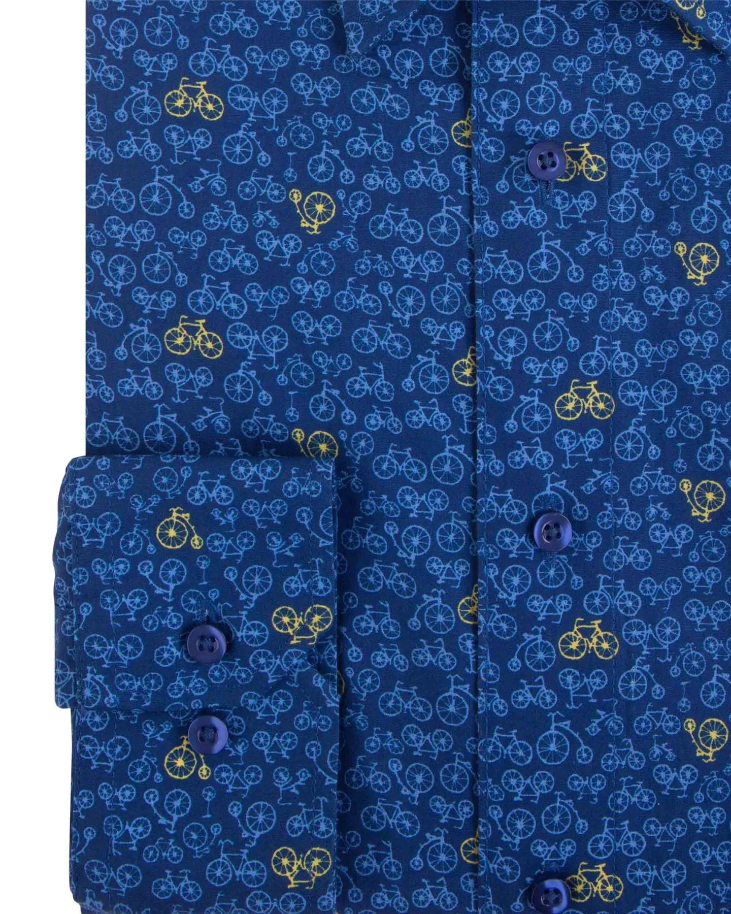 Double Two Mens Pure Cotton Patterned LS Shirts in Collar 15 to 23 Inches, Multiple Options