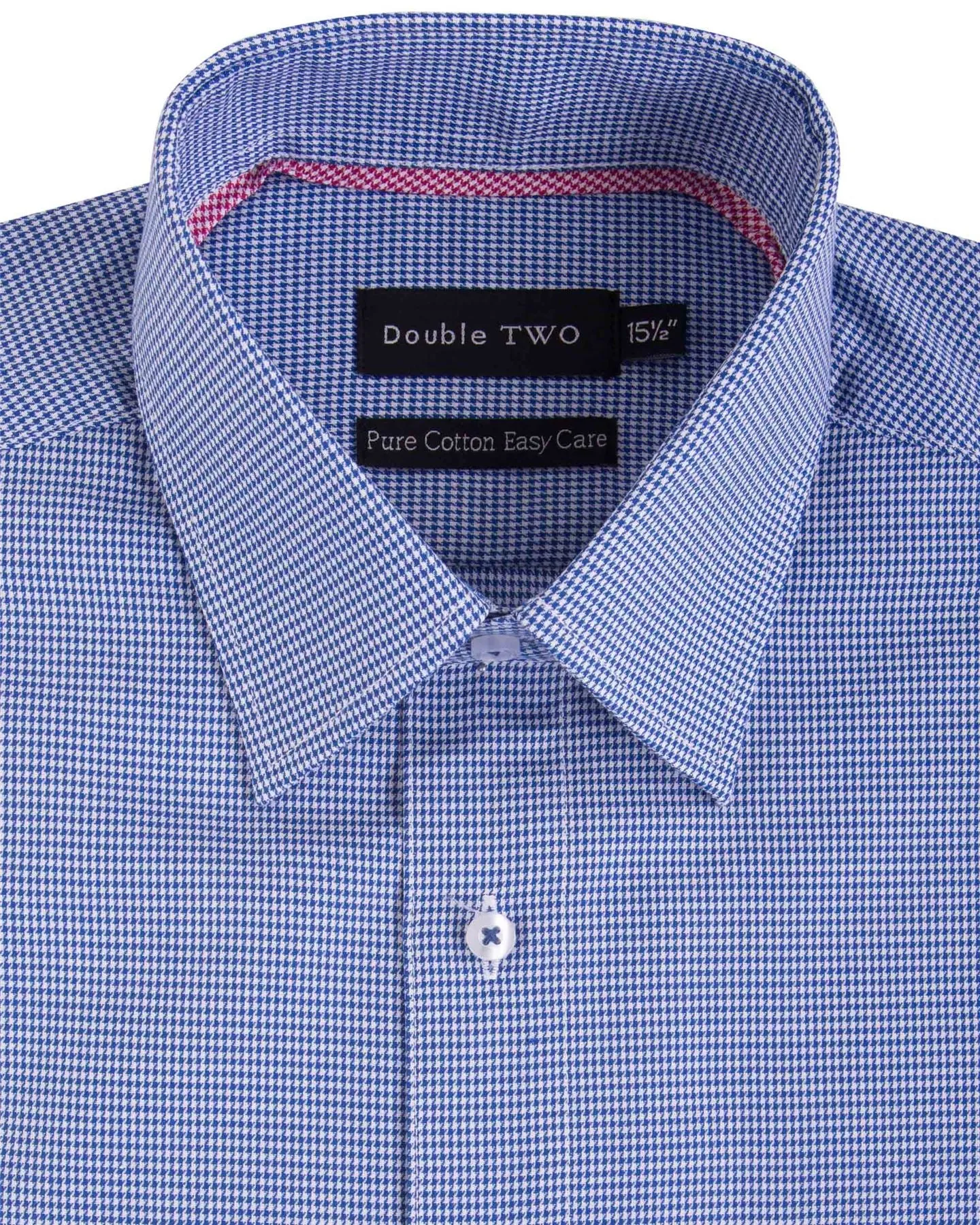 Double Two Mens Pure Cotton Patterned LS Shirts in Collar 15 to 23 Inches, Multiple Options