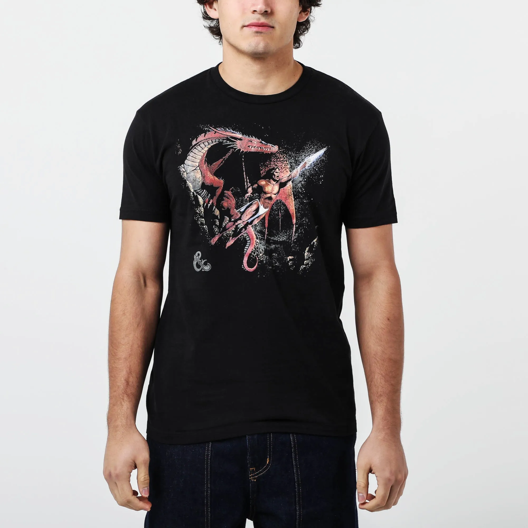 Vintage Immortal Rules Red Dragon Black Tee